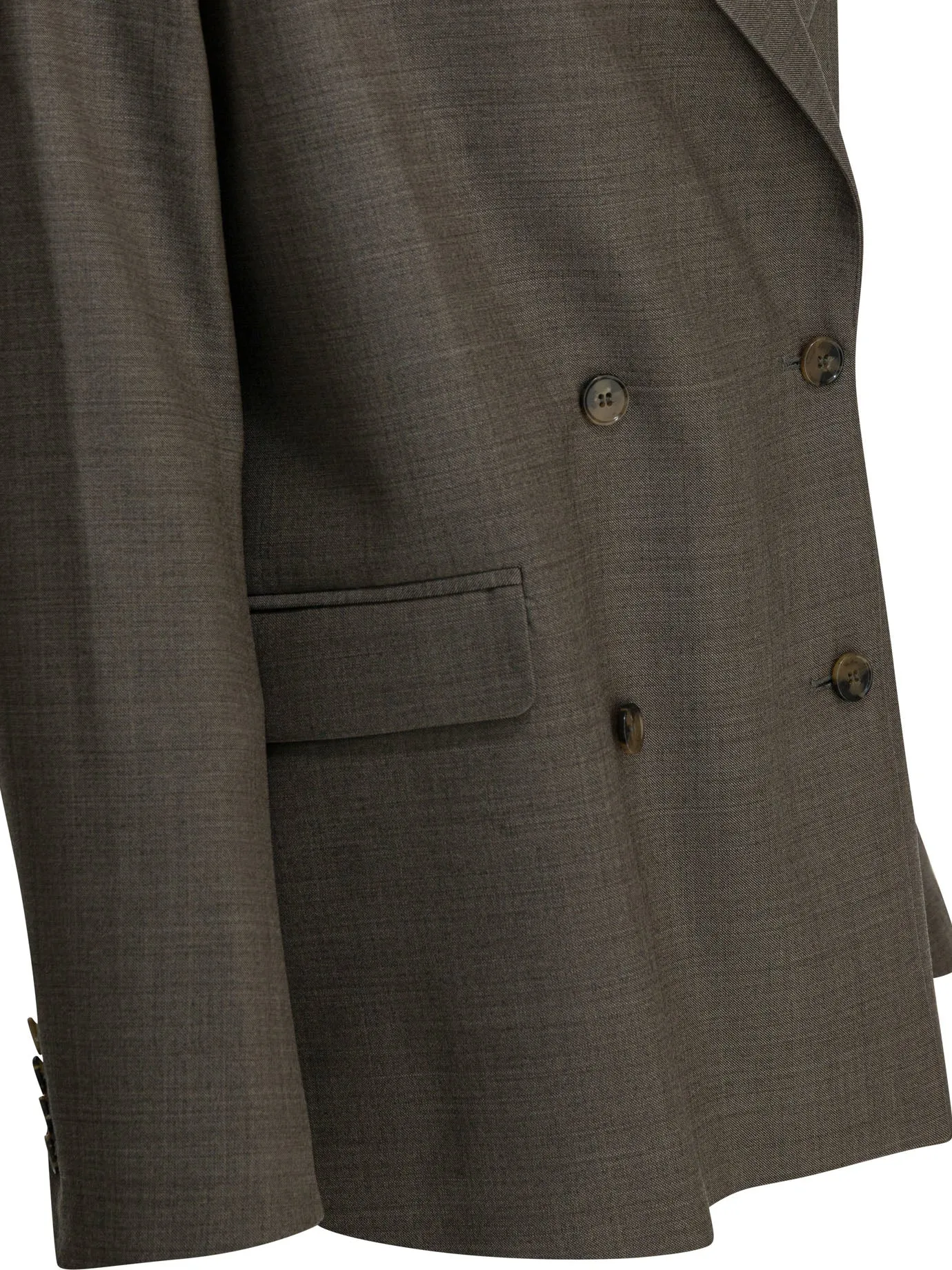 BROWN VIRGIN WOOL JACKET sold by Lord & Taylor product image thumbnail 4