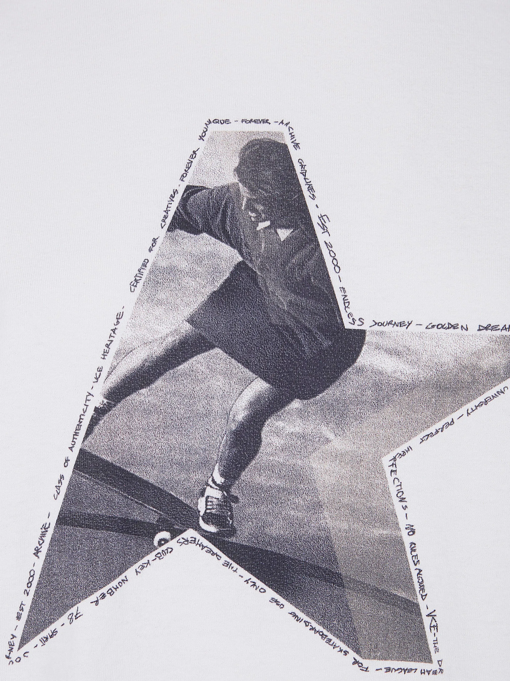 "JOURNEY" W`S BOXY T-SHIRT GAUZE COTTON JERSEY WITH PRINT sold by Lord & Taylor product image thumbnail 5