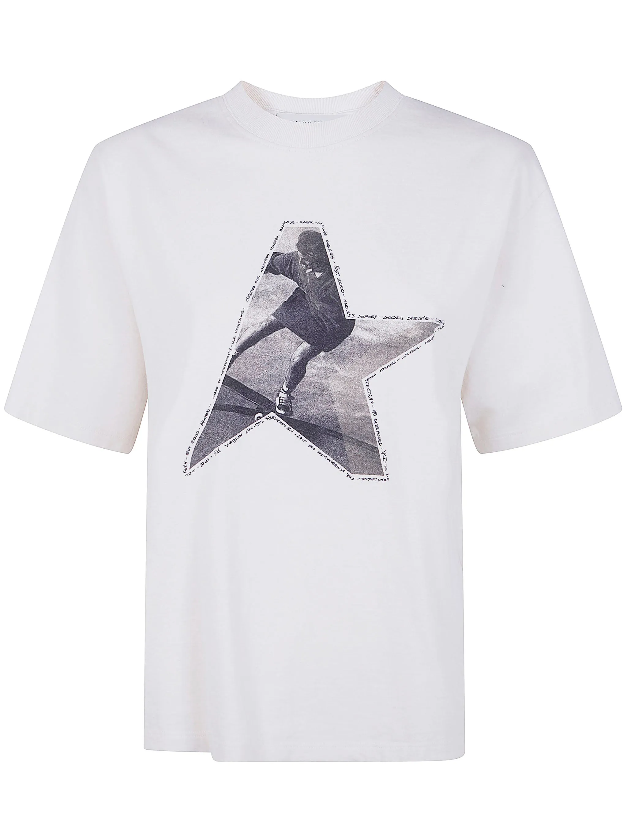 "JOURNEY" W`S BOXY T-SHIRT GAUZE COTTON JERSEY WITH PRINT sold by Lord & Taylor product image thumbnail 3