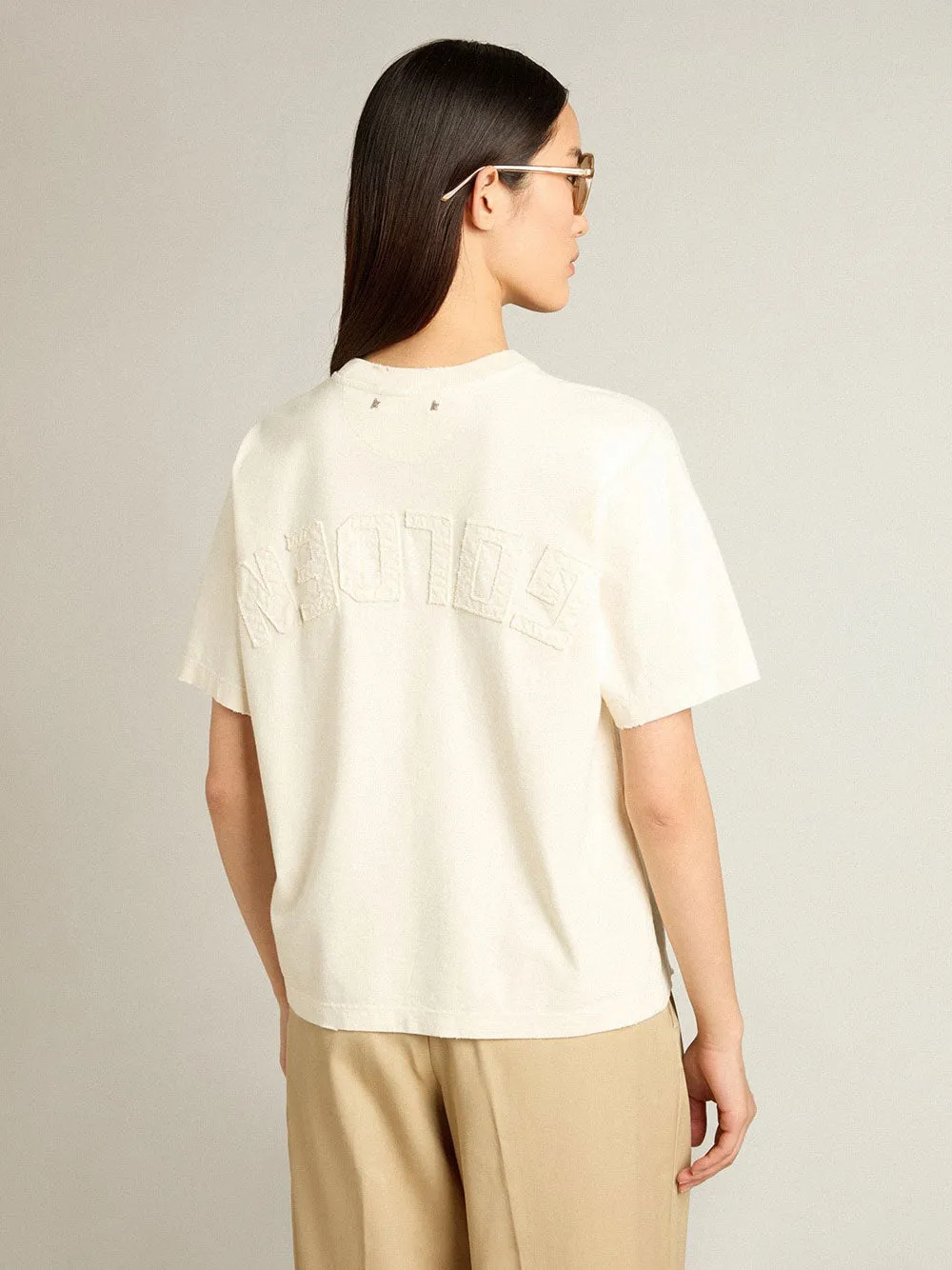 "W`S" BOXI T-SHIRT COTTON JERSEY LOGO PATCH sold by Lord & Taylor product image thumbnail 3