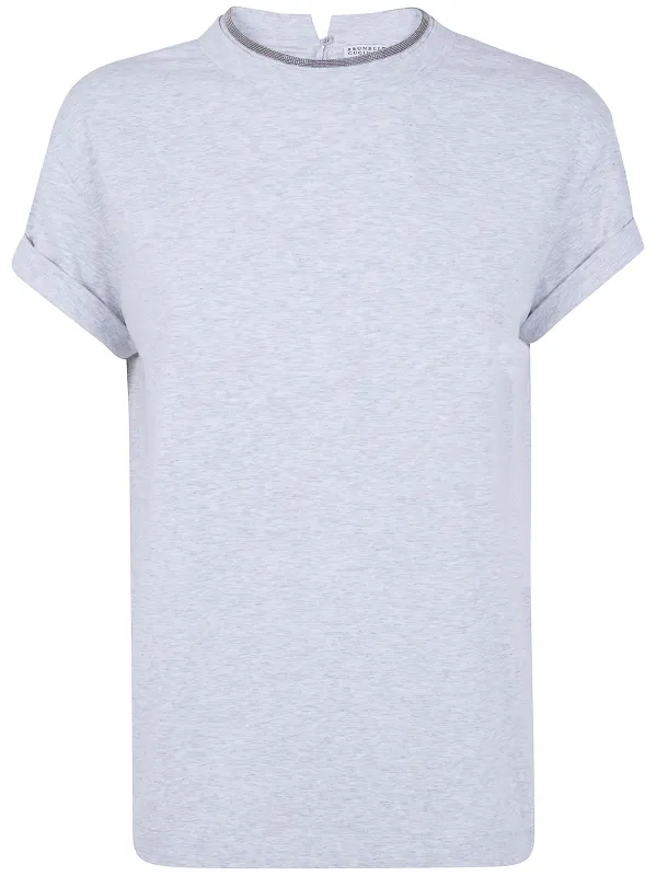 ROUND NECK T-SHIRT made by Brunello Cucinelli