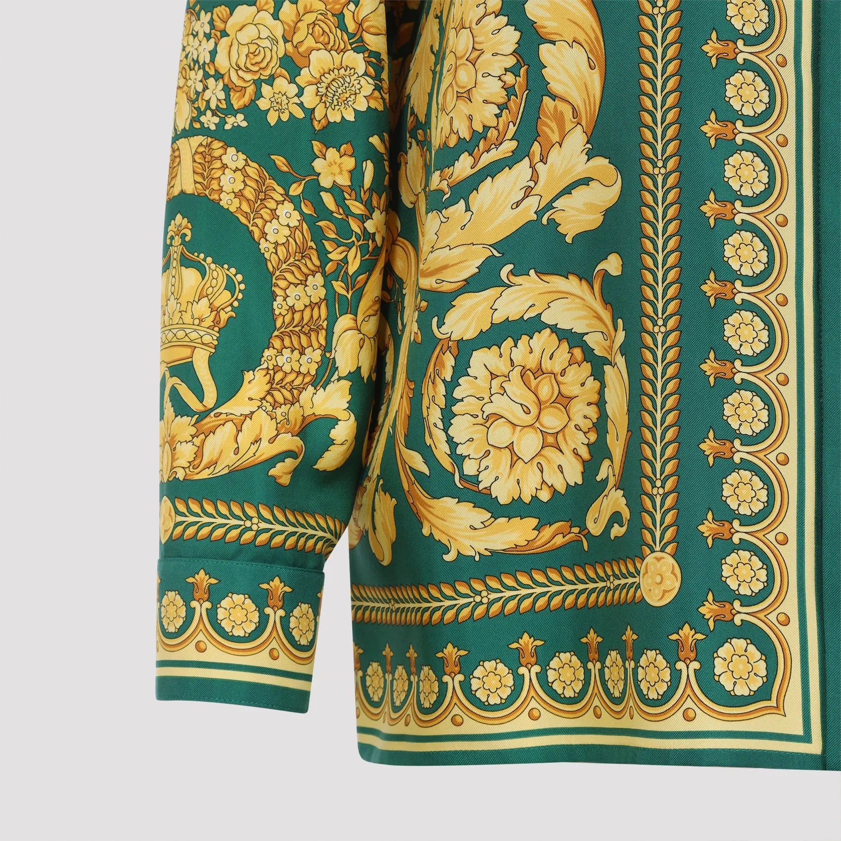 FORMAL SHIRT TWILL SILK FABRIC WITH "BAROQUE HERITAGE" PRINT sold by Lord & Taylor product image thumbnail 4