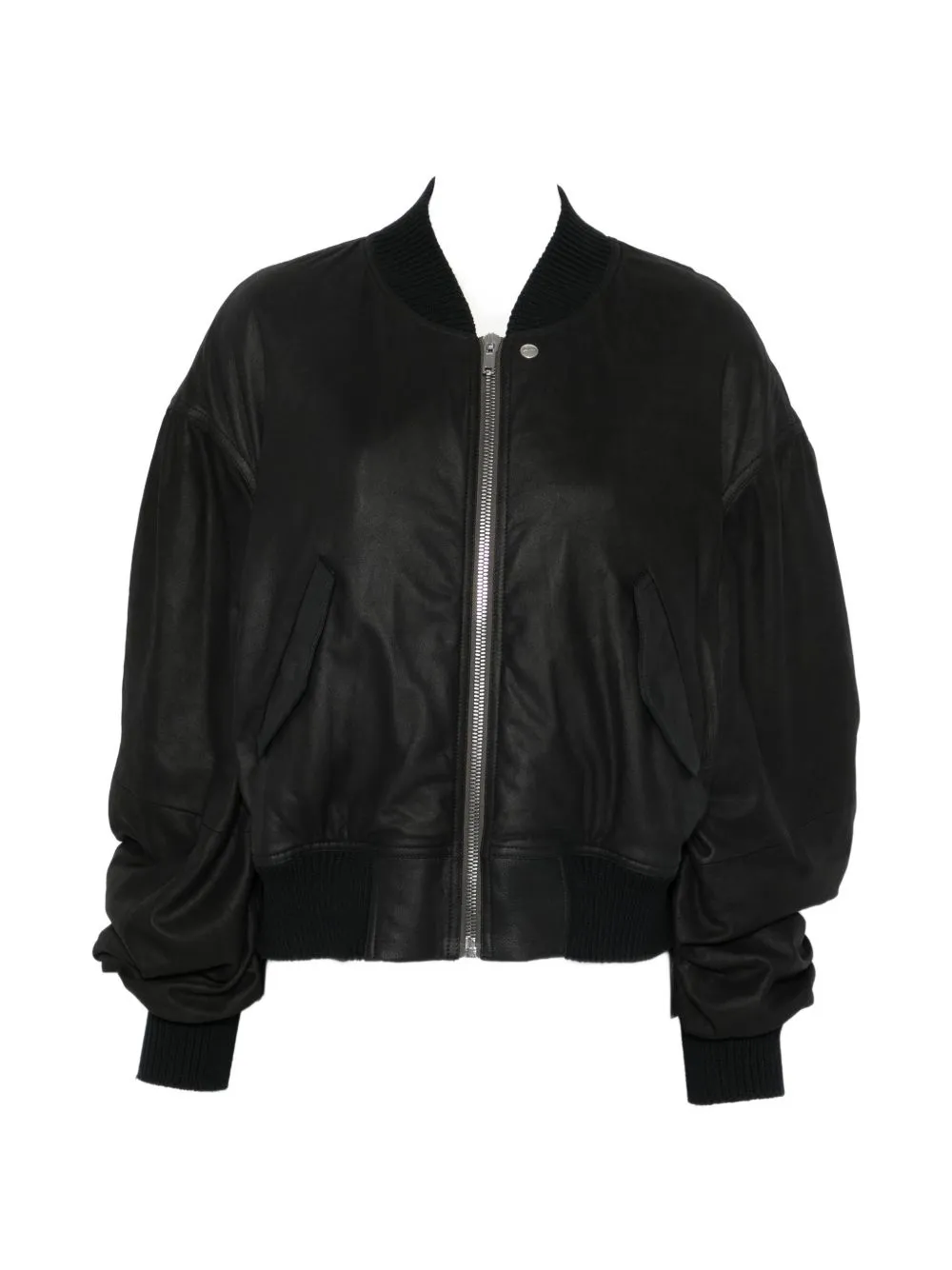 LEATHER PADDED BOMBER JACKET sold by Lord & Taylor