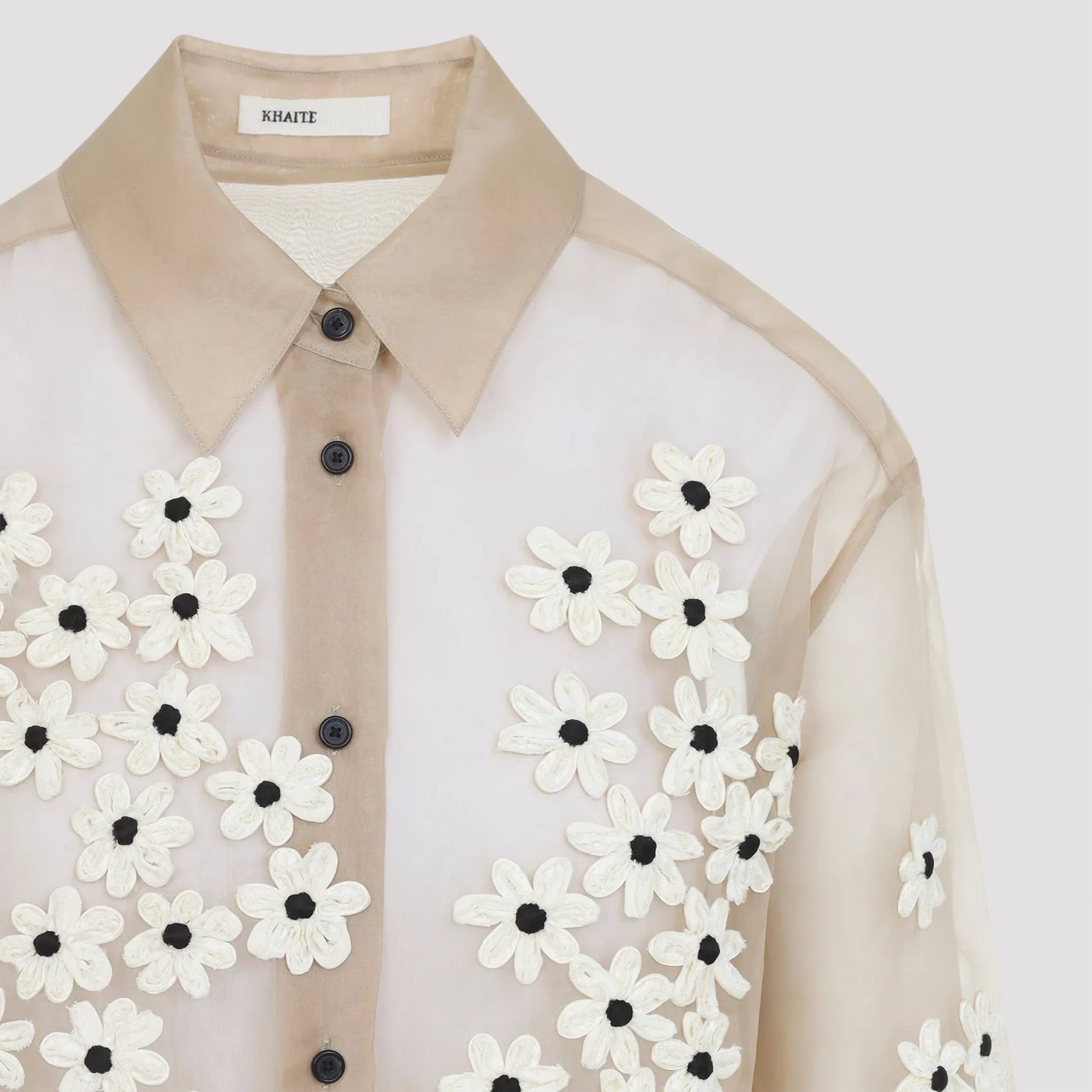 BEIGE ARGO SILK TOP sold by Lord & Taylor product image thumbnail 4