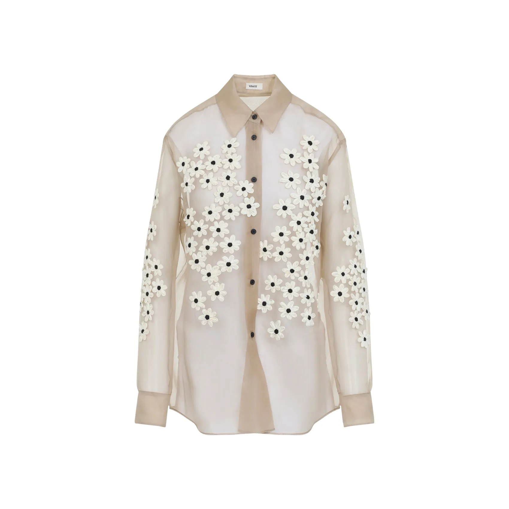 BEIGE ARGO SILK TOP sold by Lord & Taylor