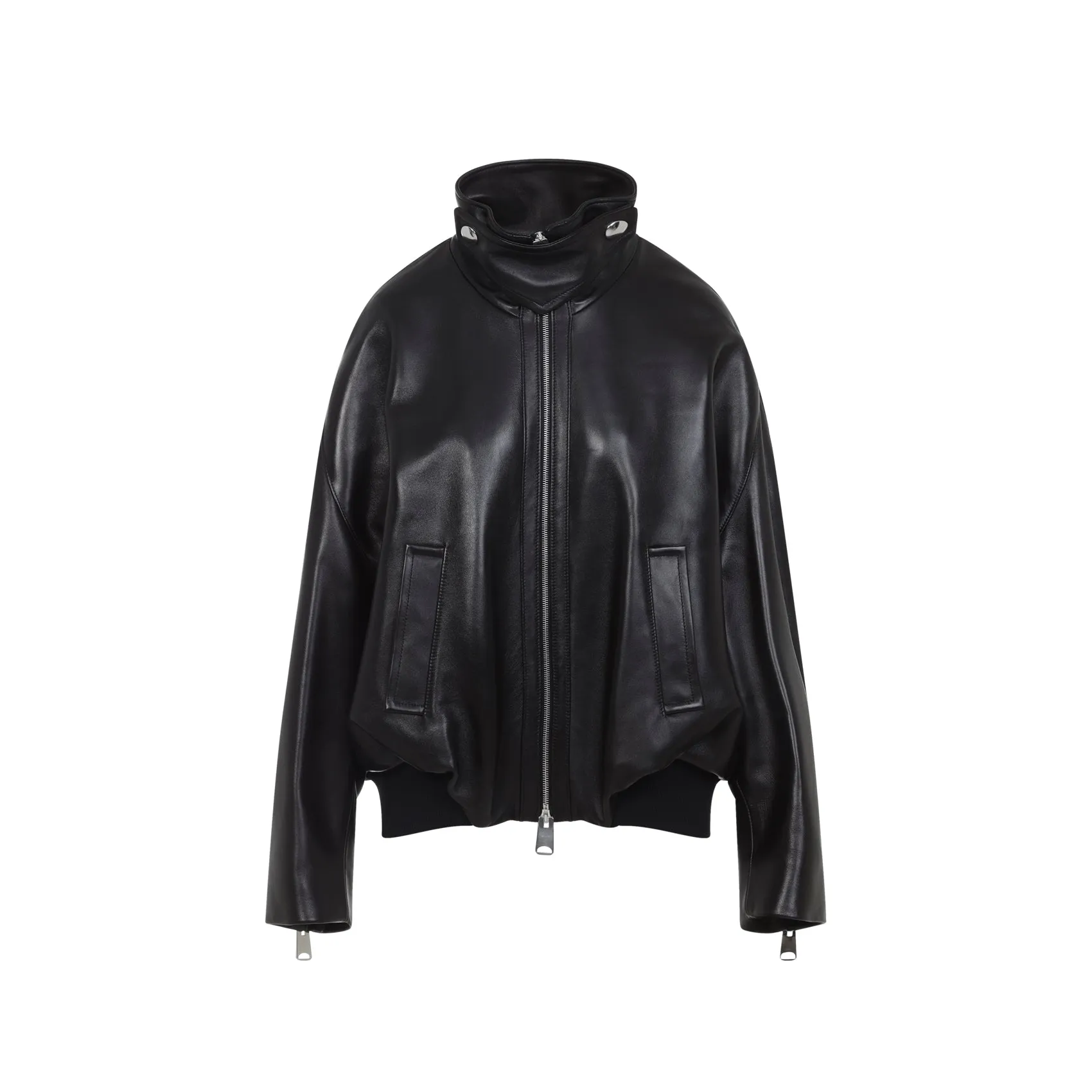 BLACK HAMETT LAMB LEATHER JACKET sold by Lord & Taylor