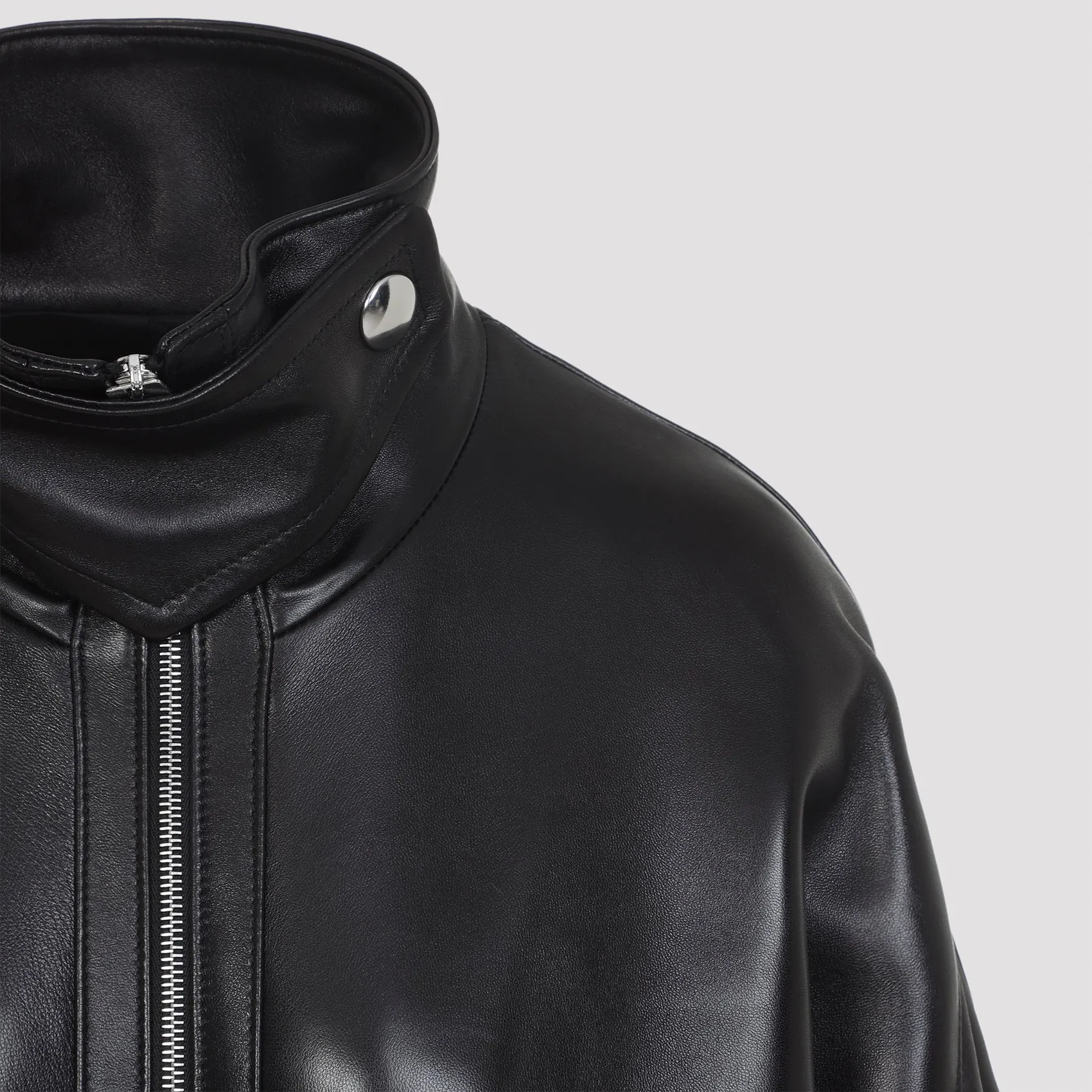 BLACK HAMETT LAMB LEATHER JACKET sold by Lord & Taylor product image thumbnail 5