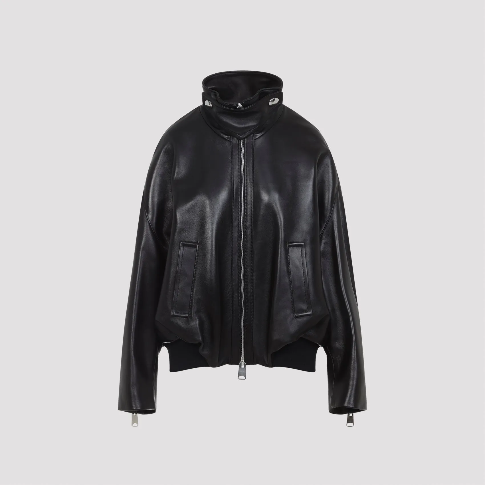 BLACK HAMETT LAMB LEATHER JACKET sold by Lord & Taylor product image thumbnail 2