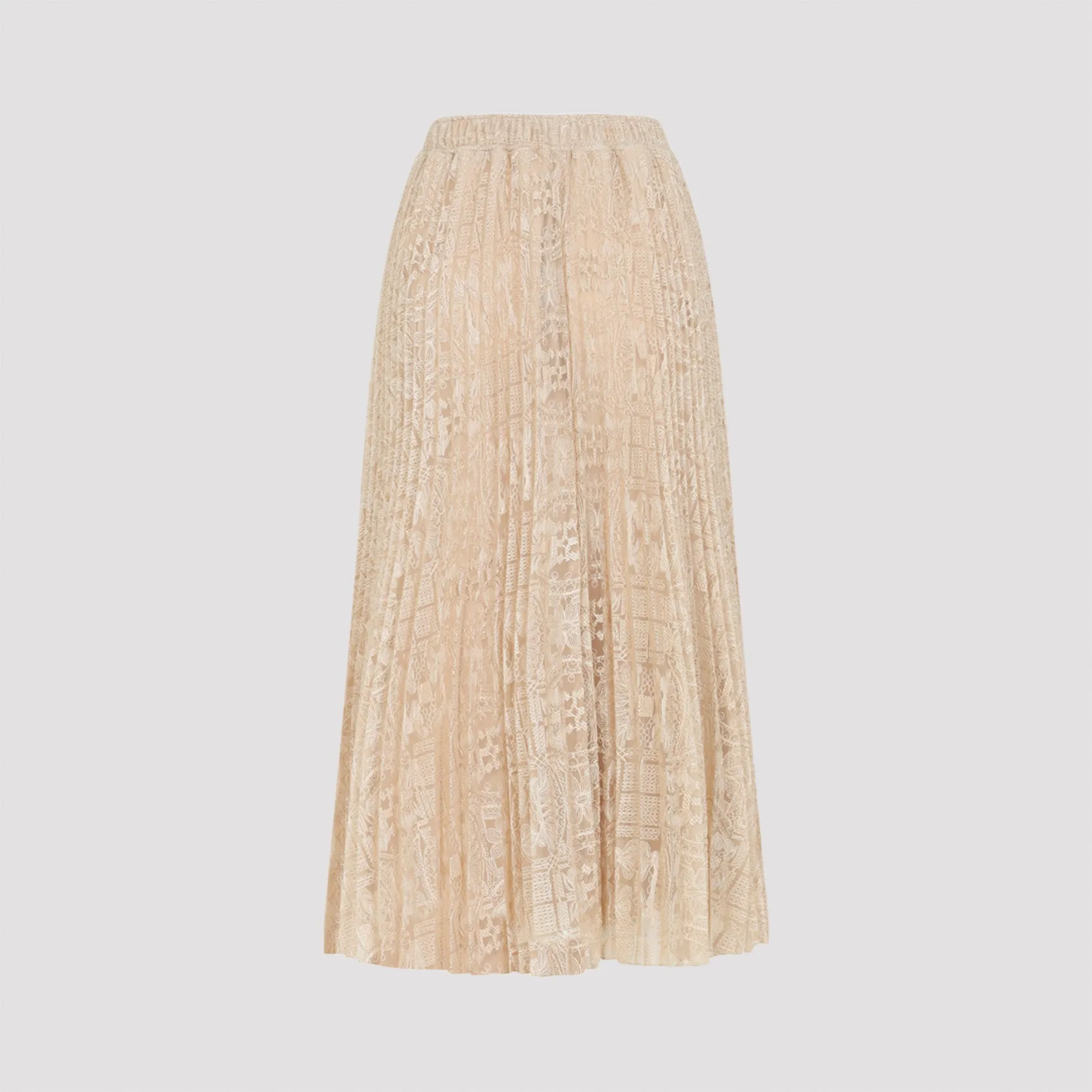 PINK LACE COTTON MIDI SKIRT sold by Lord & Taylor product image thumbnail 3