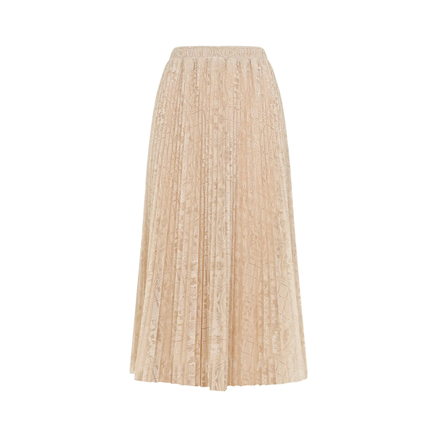 PINK LACE COTTON MIDI SKIRT sold by Lord & Taylor