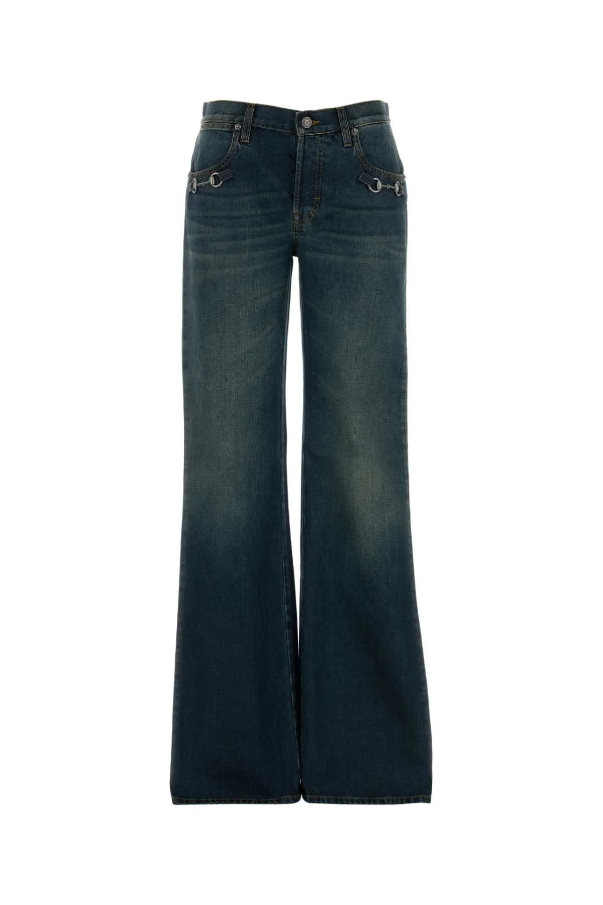 DENIM WIDE-LEG JEANS sold by Lord & Taylor