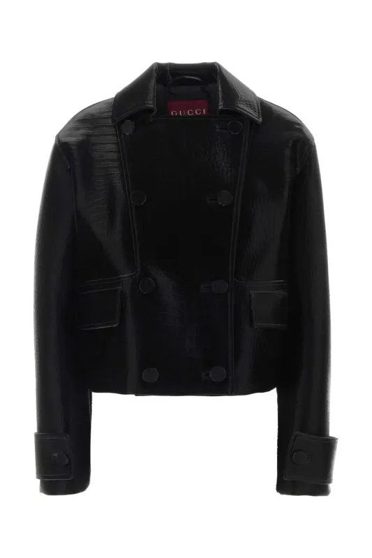 BLACK LEATHER JACKET sold by Lord & Taylor