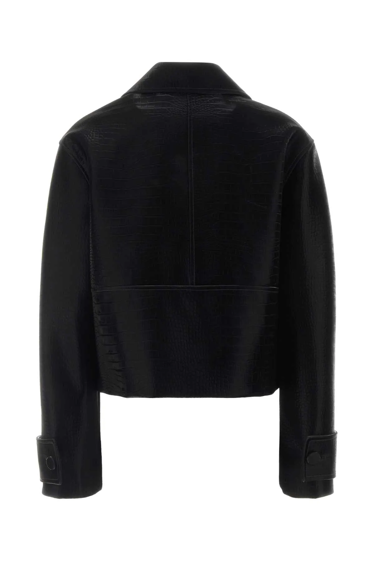 BLACK LEATHER JACKET sold by Lord & Taylor product image thumbnail 2