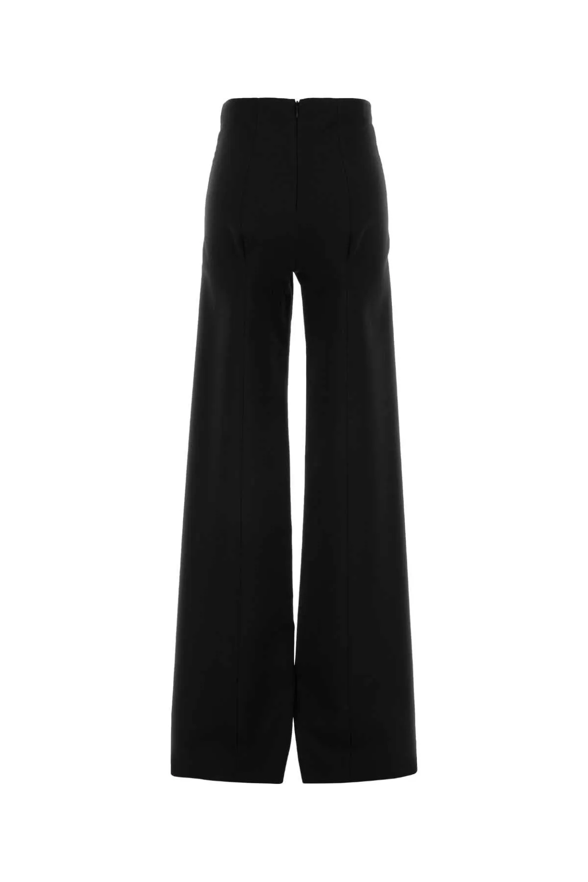 BLACK STRETCH WOOL BLEND WIDE-LEG PANT sold by Lord & Taylor product image thumbnail 2