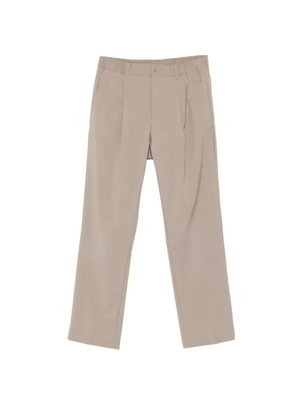 TAUPE WOOL PANTS made by Herno