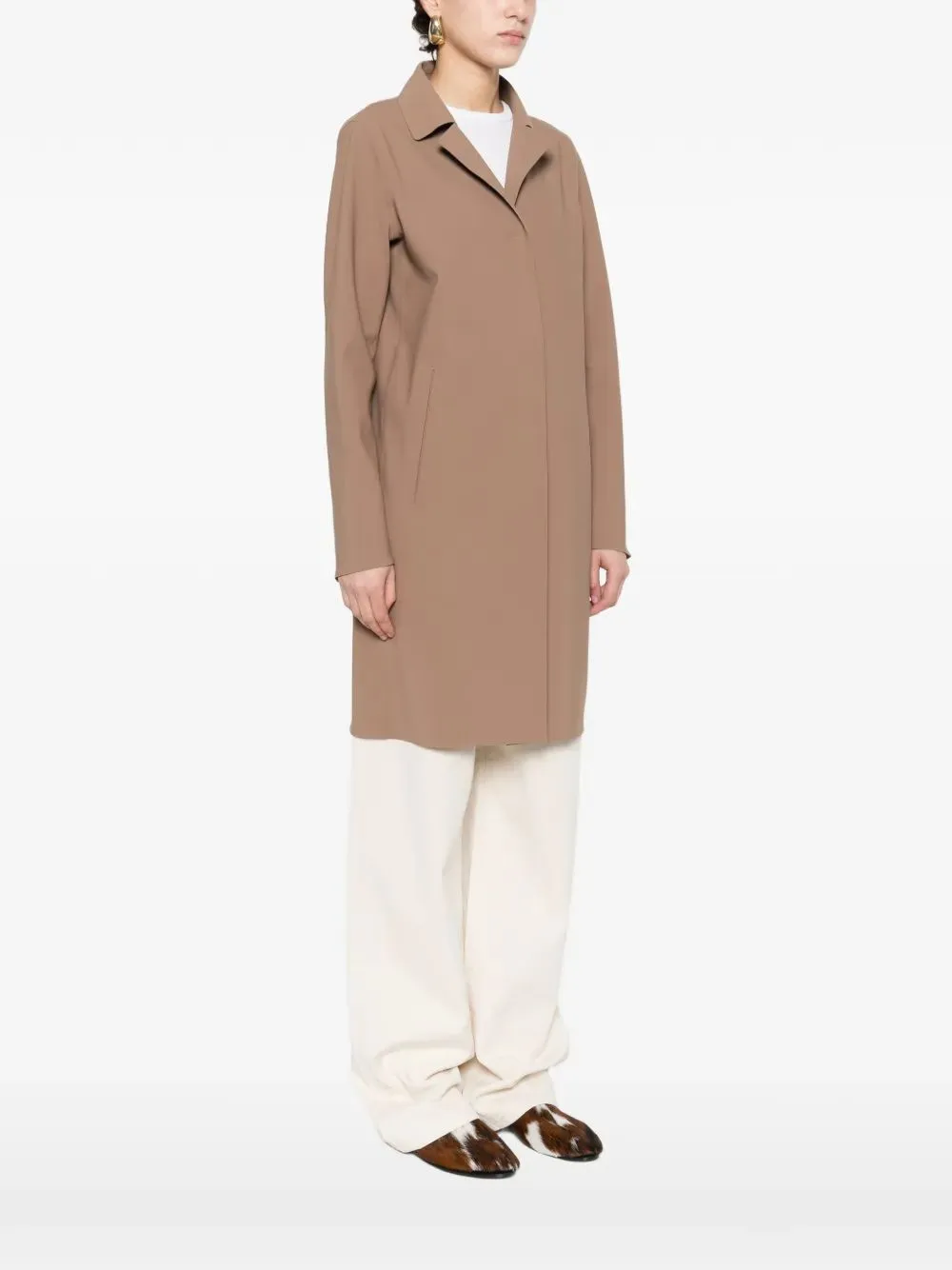 TAUPE POLYAMIDE COAT sold by Lord & Taylor product image thumbnail 3