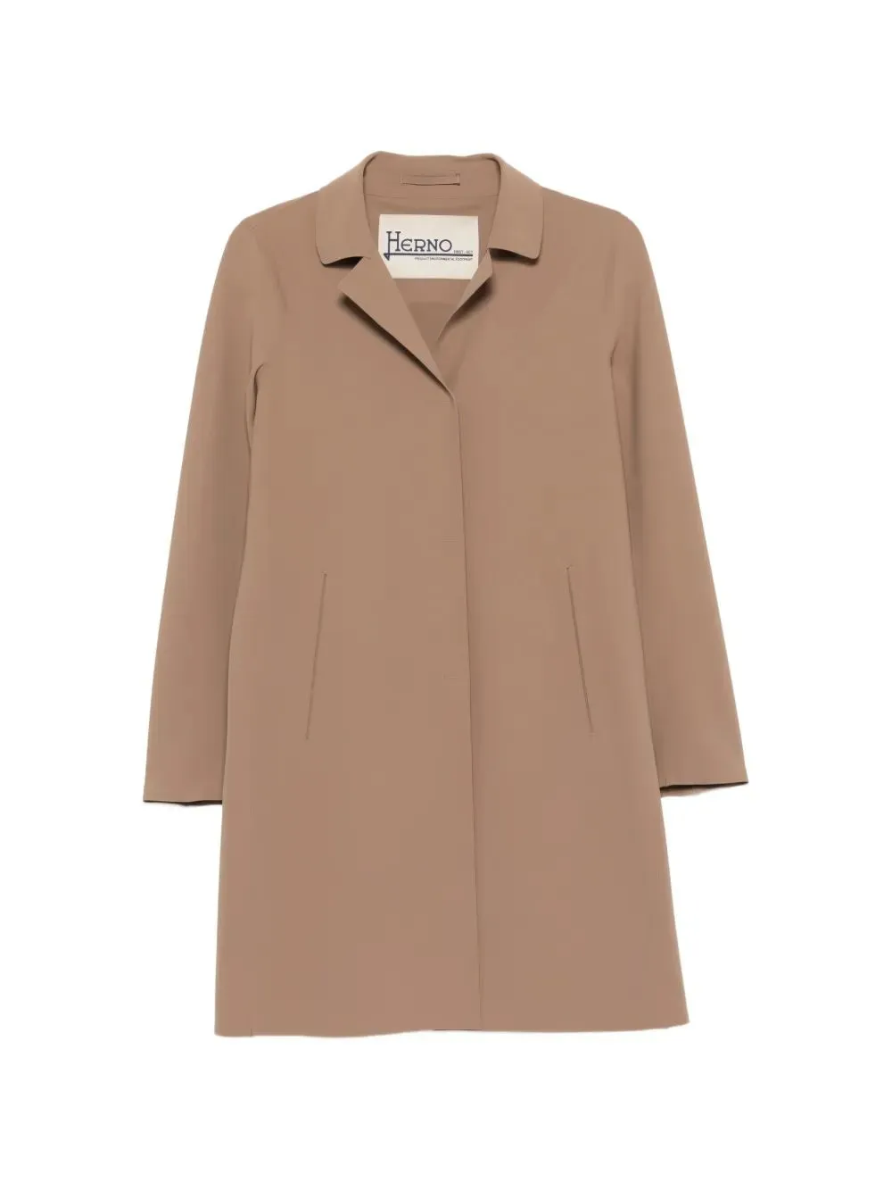 TAUPE POLYAMIDE COAT sold by Lord & Taylor