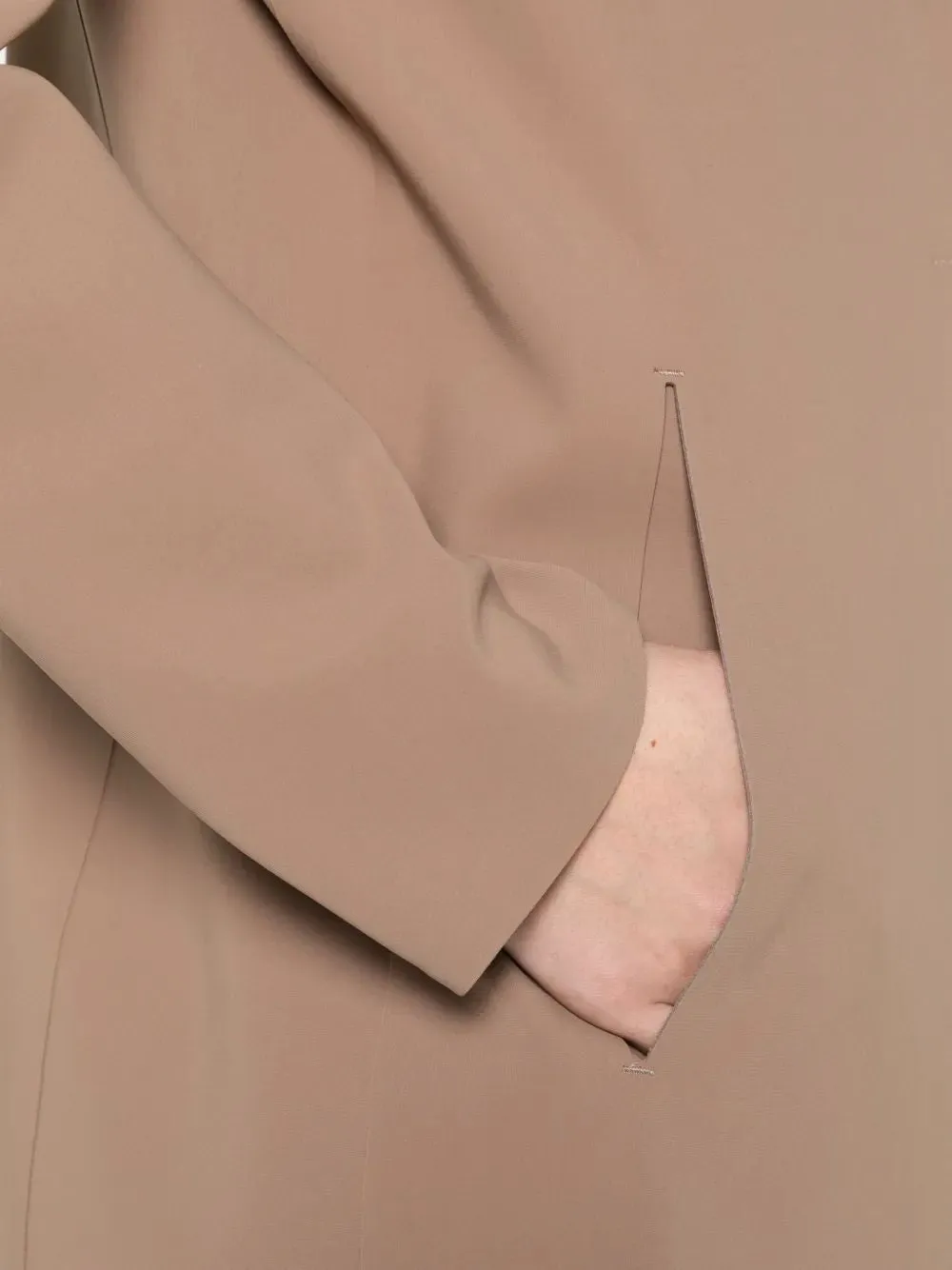 TAUPE POLYAMIDE COAT sold by Lord & Taylor product image thumbnail 5