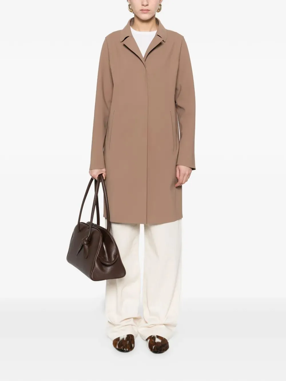 TAUPE POLYAMIDE COAT sold by Lord & Taylor product image thumbnail 2