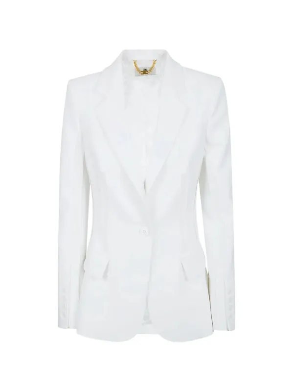 IVORY POLYESTER BLAZER sold by Lord & Taylor