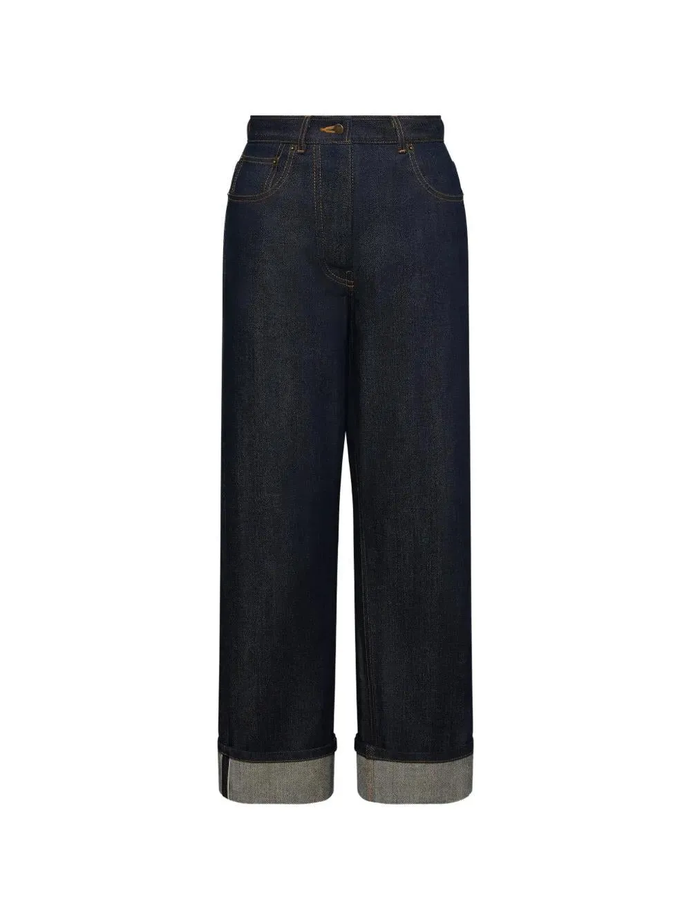 CUFFED JEANS WITH FIVE POCKETS sold by Lord & Taylor