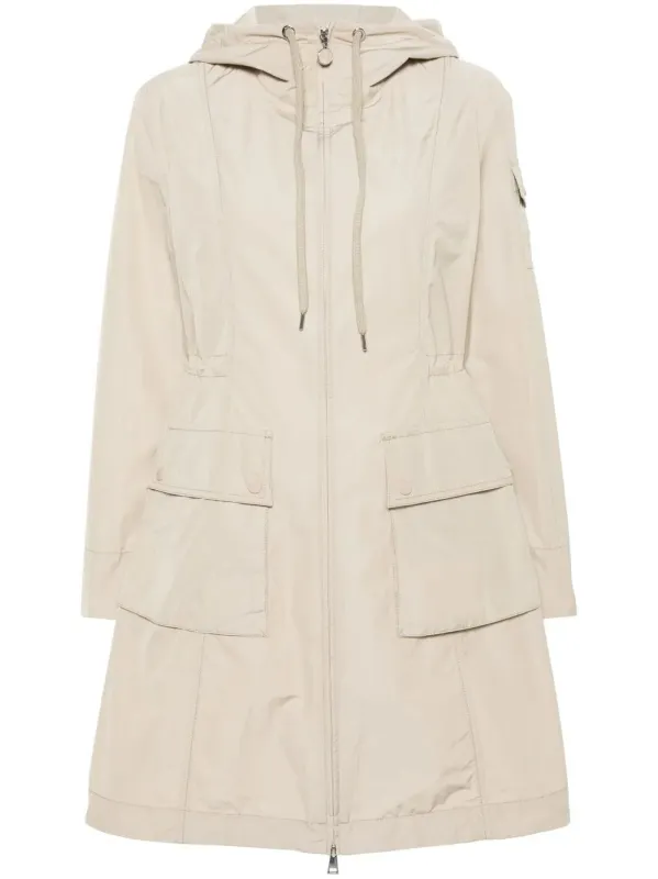 POLYESTER COTTON LAERTE LONG PARKA sold by Lord & Taylor