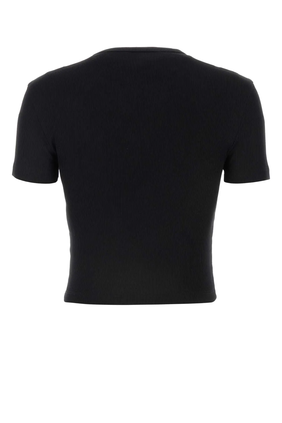 CROPPED RIBBED COTTON TOP sold by Lord & Taylor product image thumbnail 2