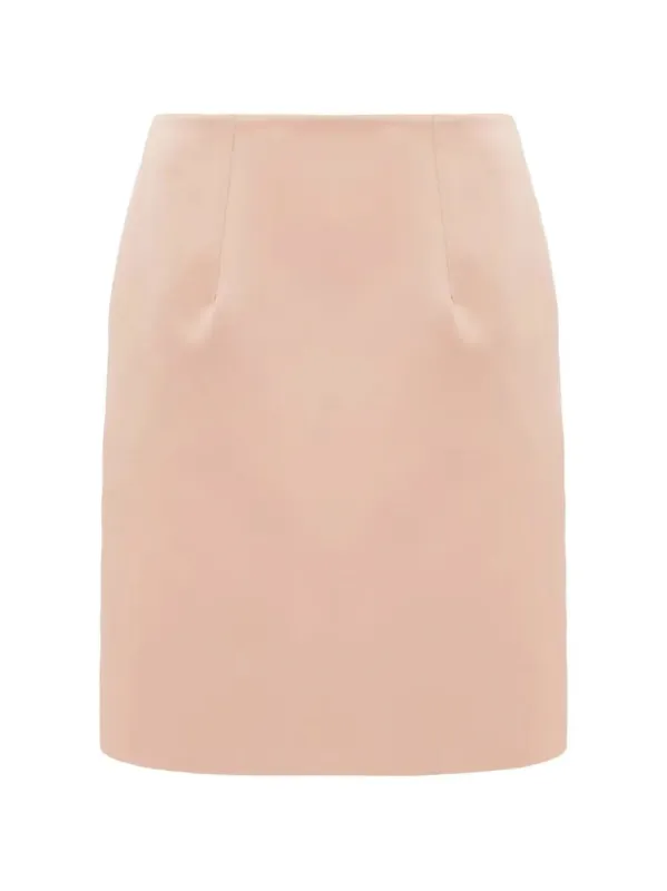 SHORT PENCIL SATIN SKIRT sold by Lord & Taylor