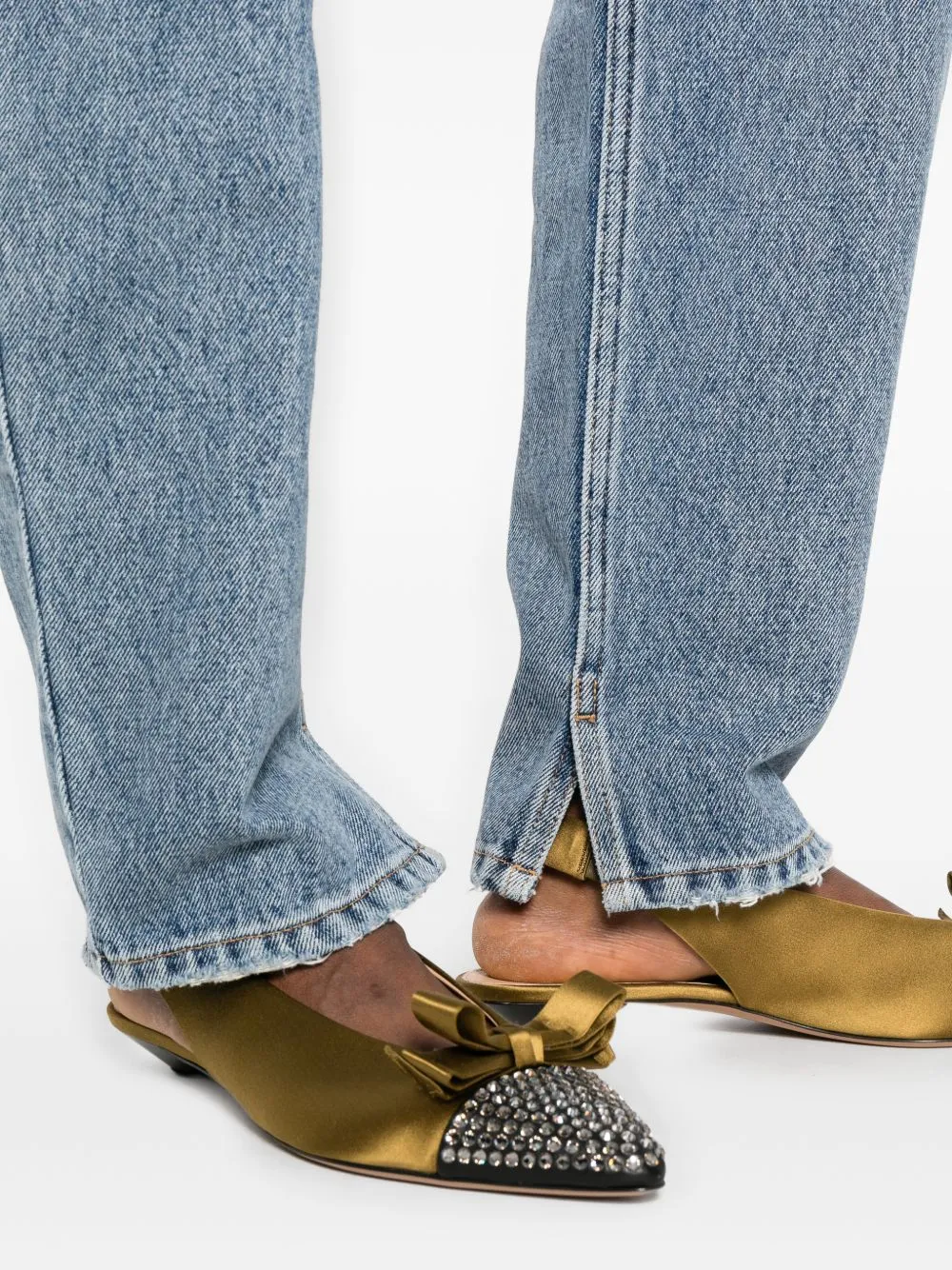 HIGH-RISE TAPERED JEANS sold by Lord & Taylor product image thumbnail 5