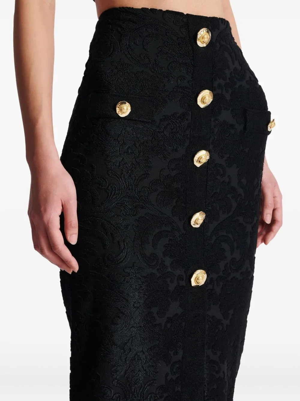 BAROQUE PATTERN MIDI SKIRT sold by Lord & Taylor product image thumbnail 5