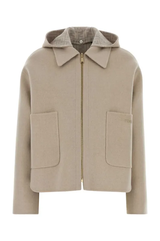 BEIGE DOUBLESIDED WOOL JACKET sold by Lord & Taylor