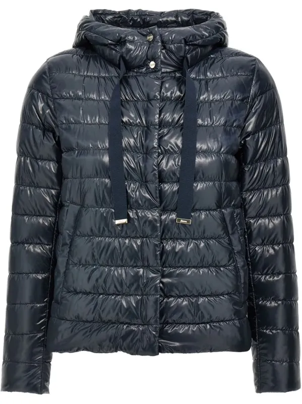 NAVY BLUE ULTRALIGHT NYLON PUFFER JACKET sold by Lord & Taylor