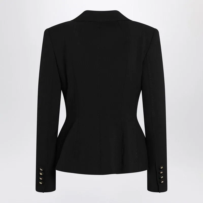 BLACK SINGLEBREASTED WOOL CANVAS JACKET sold by Lord & Taylor product image thumbnail 2