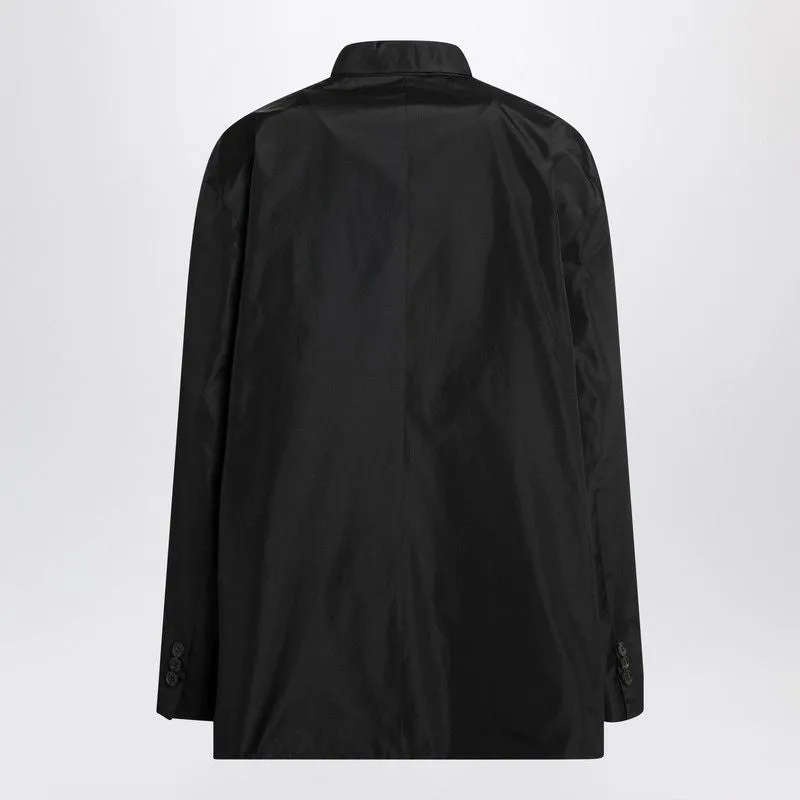 BLACK DOUBLEBREASTED TECHNICAL TAFFETA JACKET sold by Lord & Taylor product image thumbnail 2