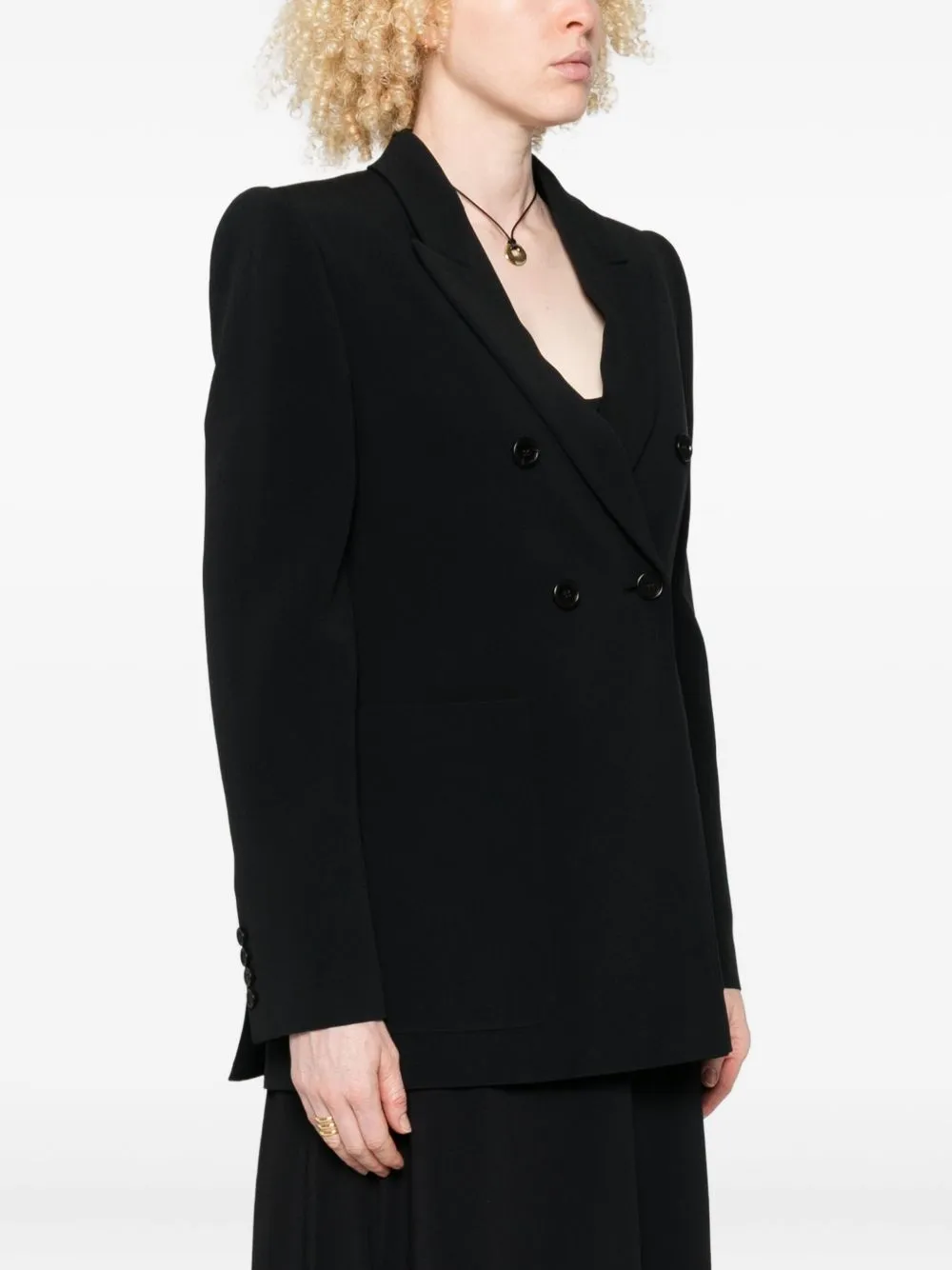 DOUBLE BREASTED TAILORED JACKET sold by Lord & Taylor product image thumbnail 4