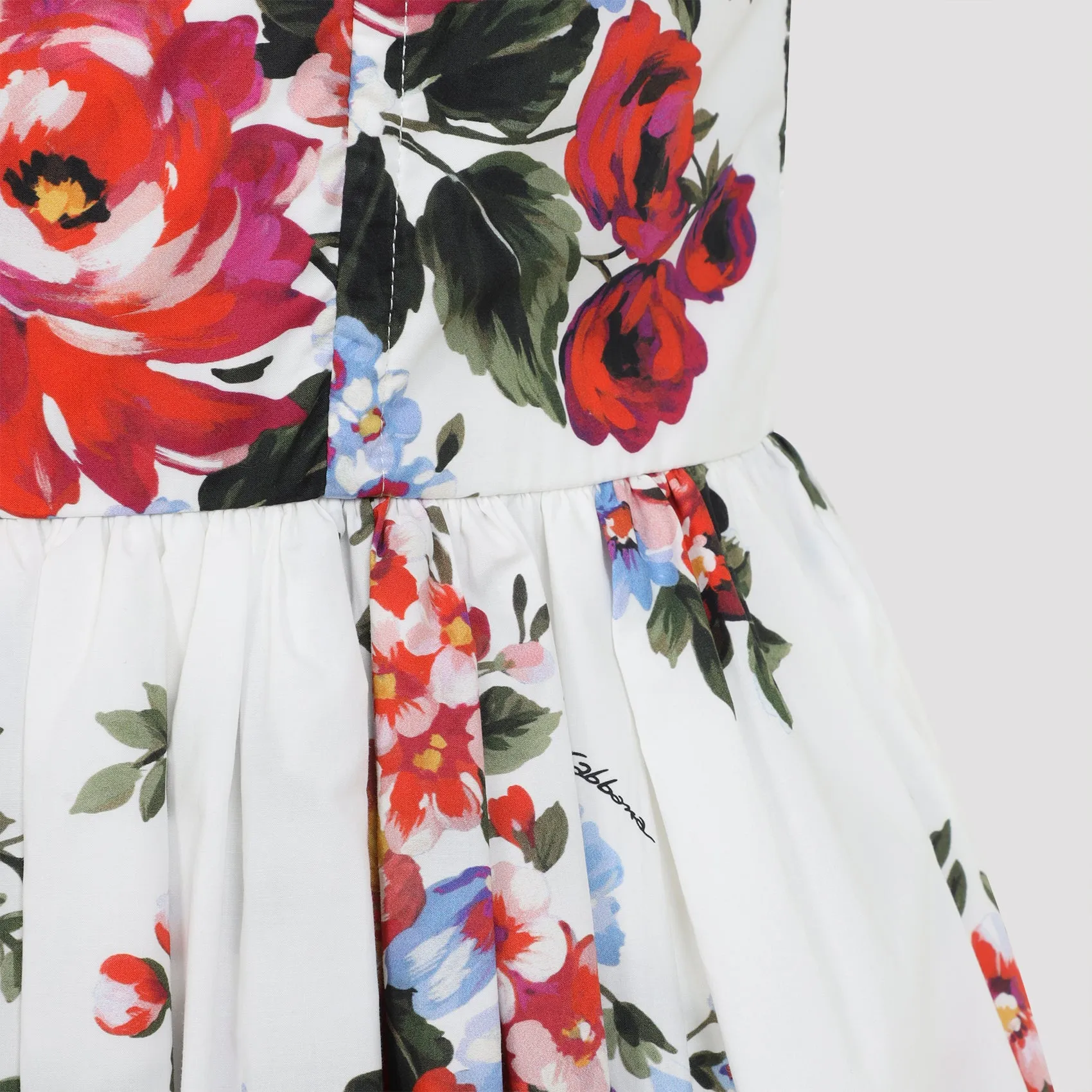 WHITE DRESS WITH FLORAL PRINT sold by Lord & Taylor product image thumbnail 4