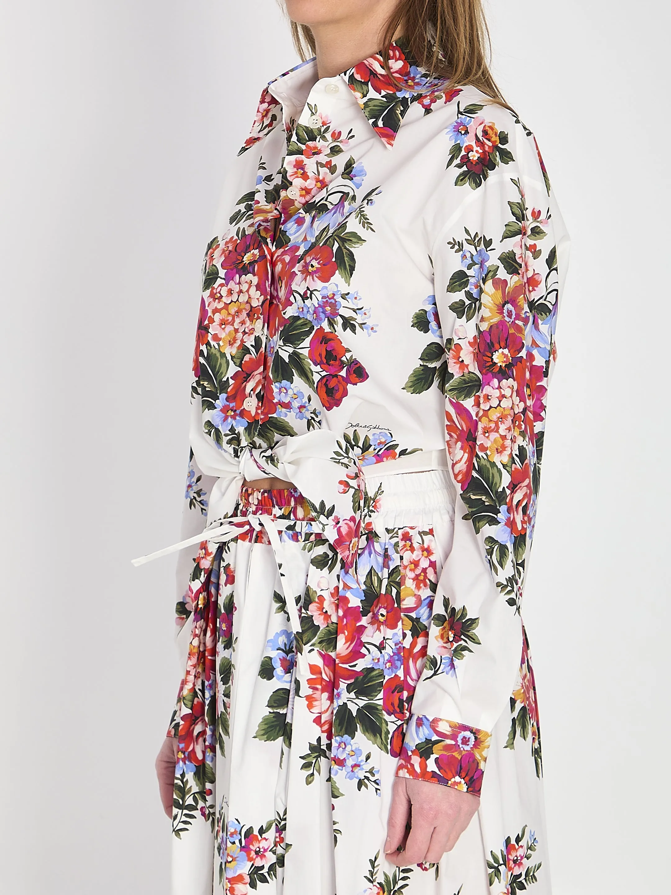 FLORAL PRINT SHIRT sold by Lord & Taylor product image thumbnail 2