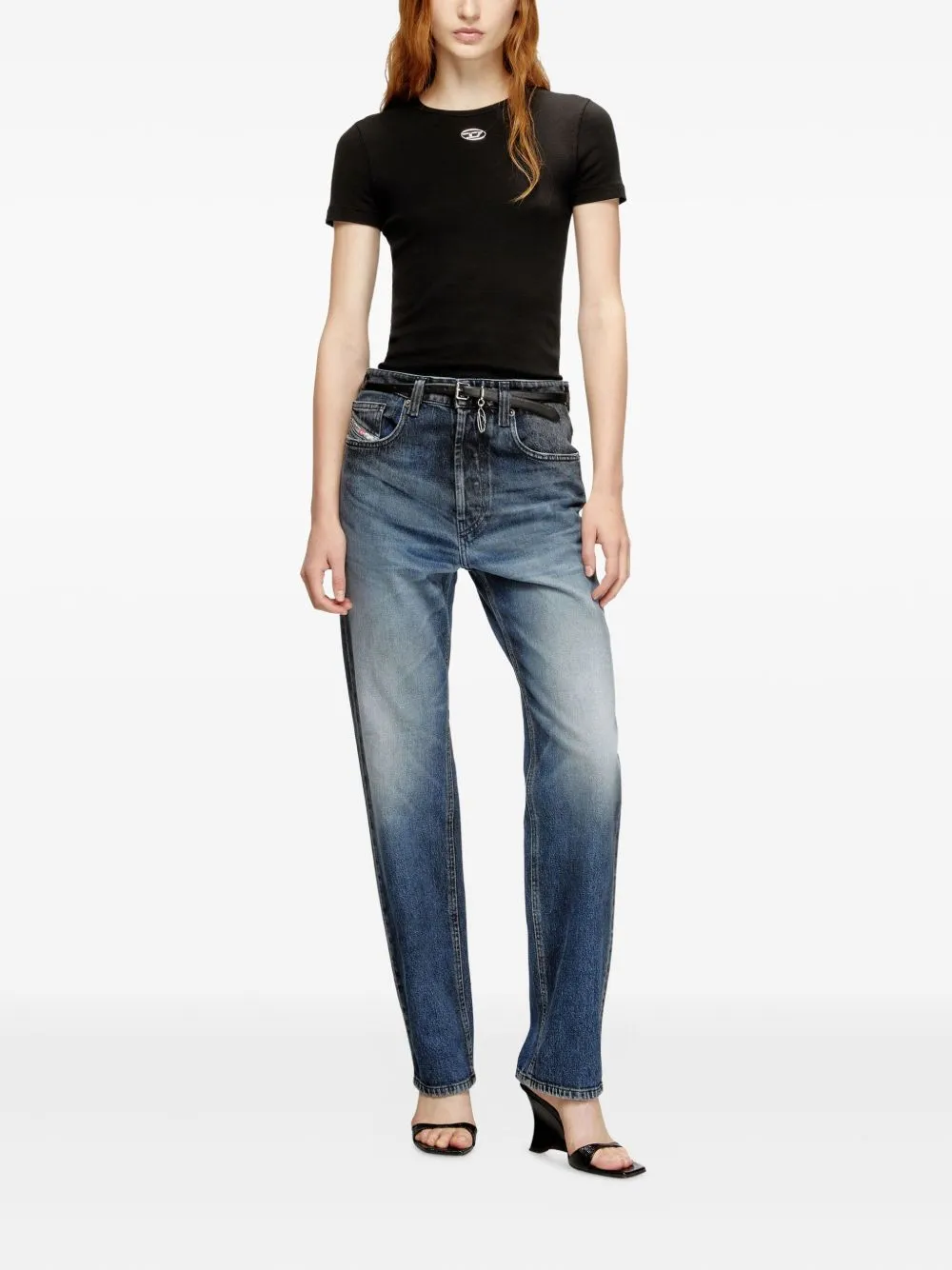 SLIM RIBBED T-SHIRT sold by Lord & Taylor product image thumbnail 2