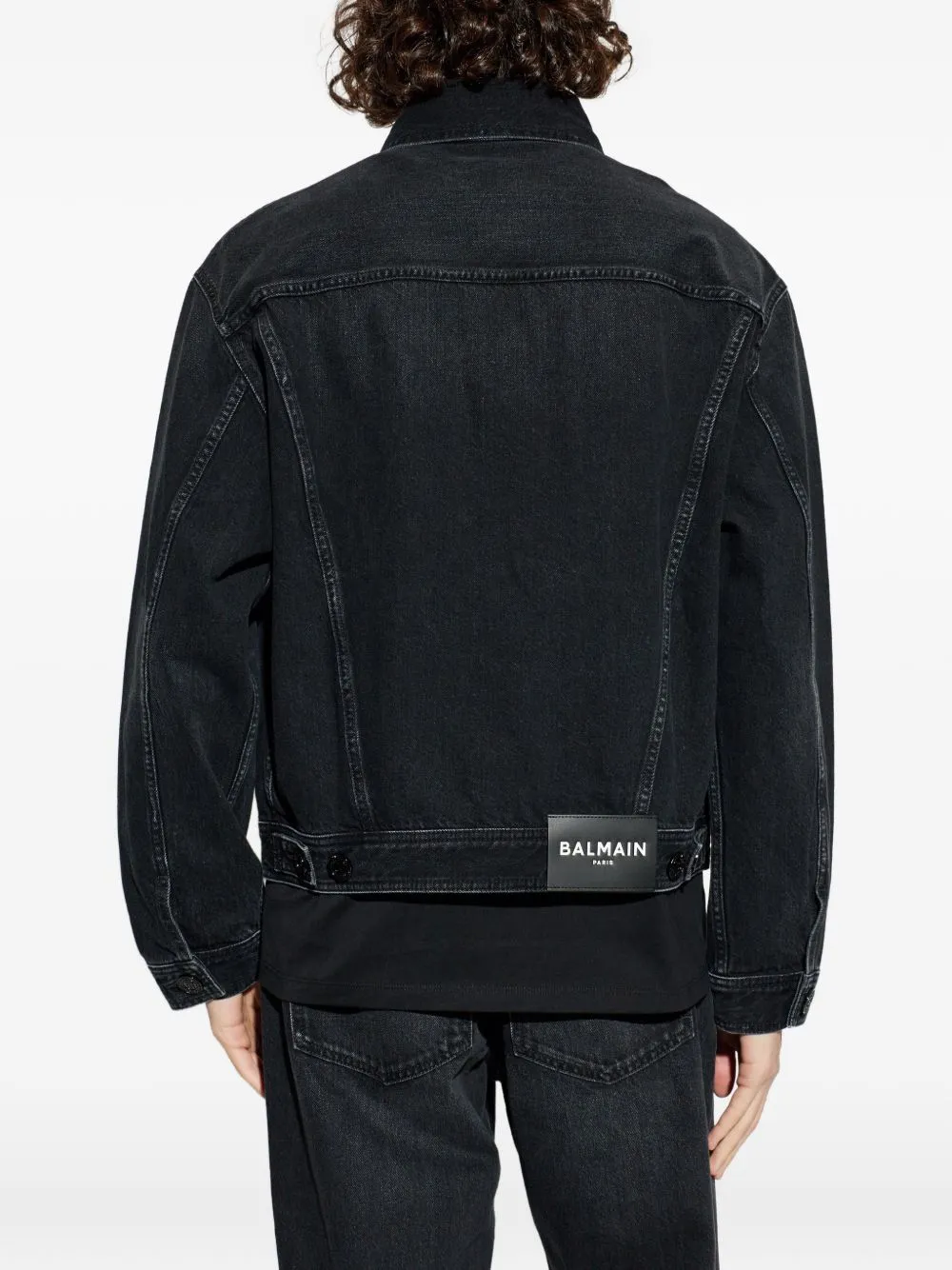 BALMAIN DENIM JACKET sold by Lord & Taylor product image thumbnail 3