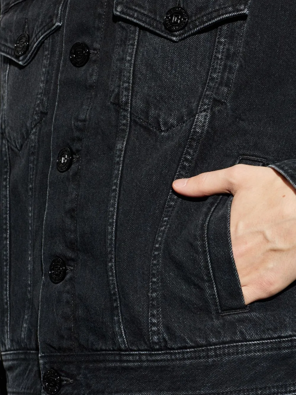 BALMAIN DENIM JACKET sold by Lord & Taylor product image thumbnail 4