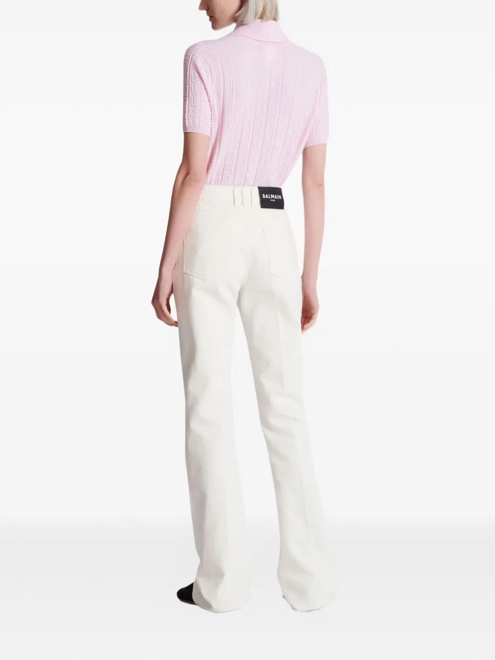 STRAIGHT-LEG DENIM JEANS sold by Lord & Taylor product image thumbnail 3