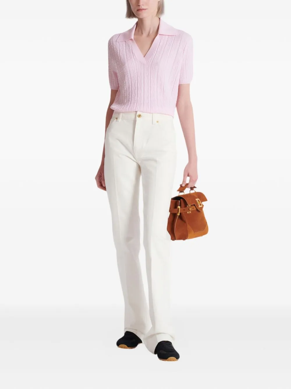 STRAIGHT-LEG DENIM JEANS sold by Lord & Taylor product image thumbnail 2