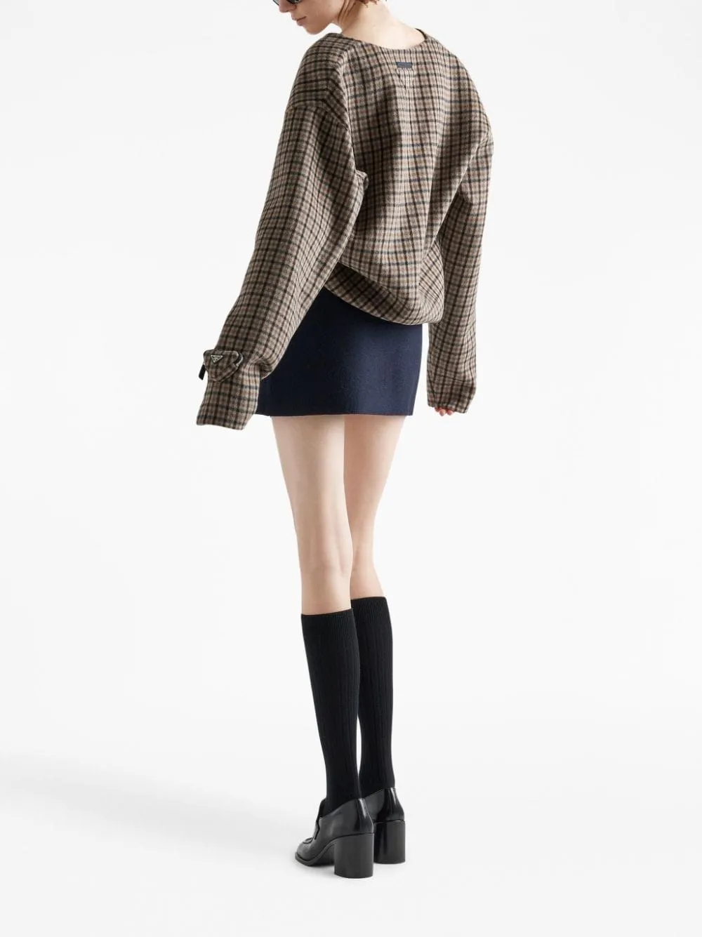 CHECKED CASHGORA SWEATER sold by Lord & Taylor product image thumbnail 5