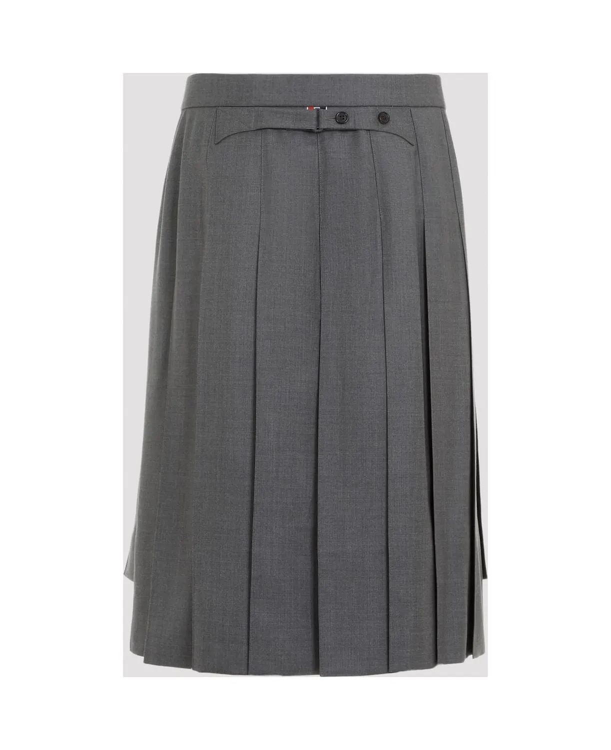 GREY WOOL PLEATED SKIRT sold by Lord & Taylor product image thumbnail 2