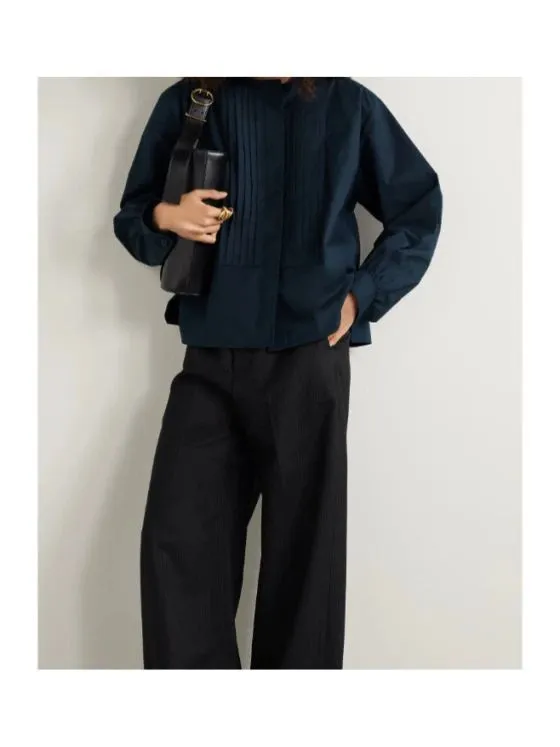 BLUE COTTON SHIRT sold by Lord & Taylor product image thumbnail 3