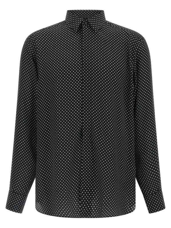 Polka dot shirt sold by Lord & Taylor