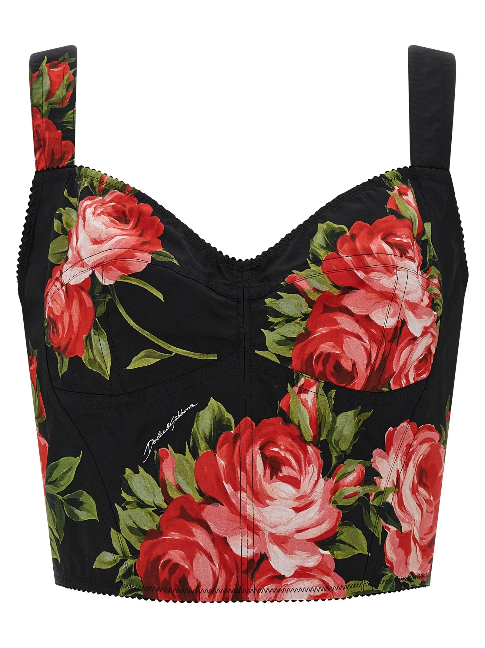 'Bouquet Rose' Bustier Top sold by Lord & Taylor