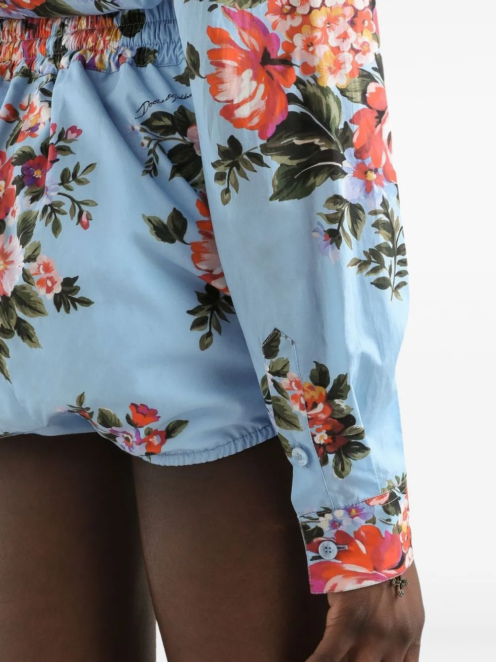 BLUE COTTON SHIRT sold by Lord & Taylor product image thumbnail 5