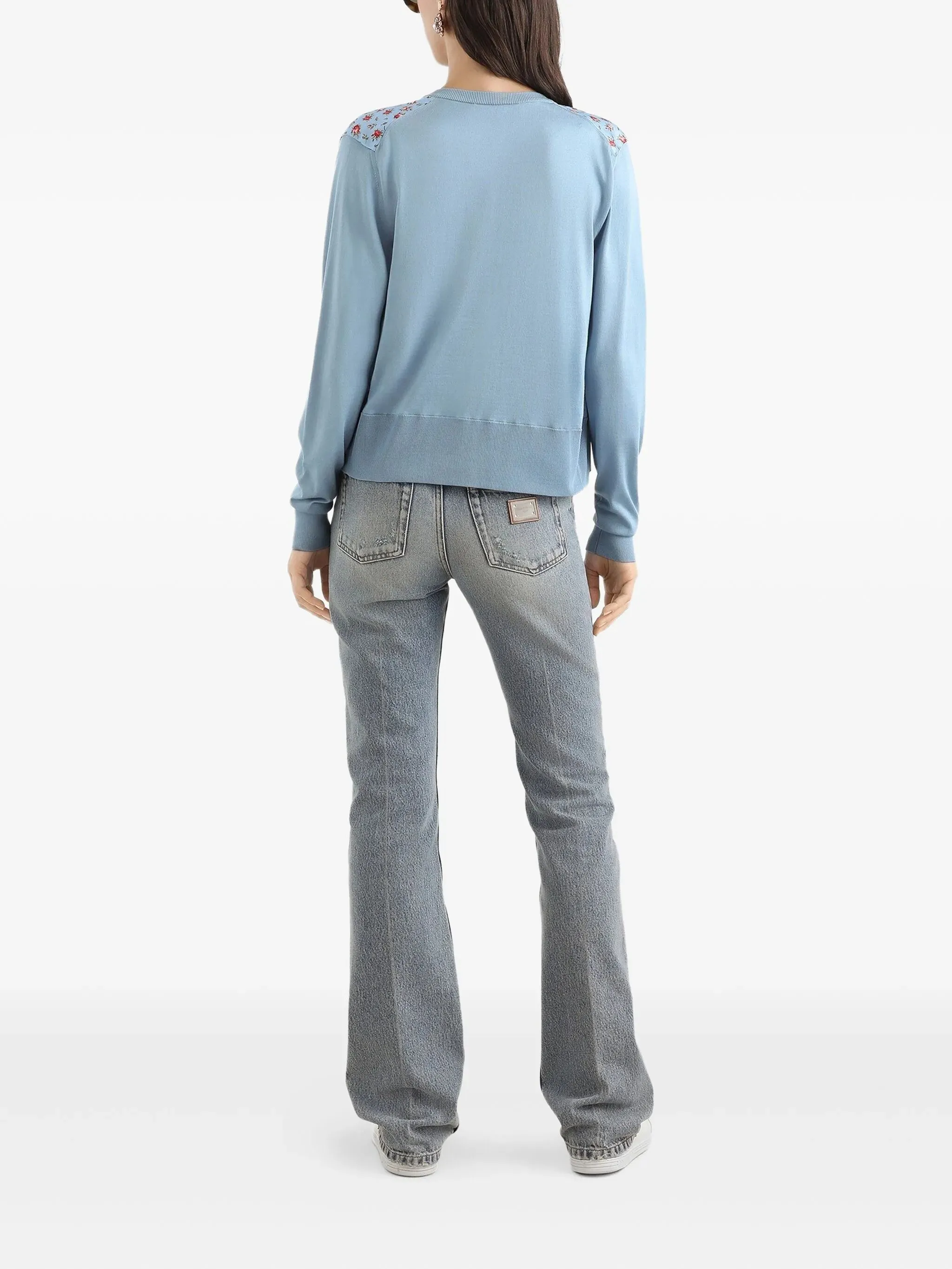 BLUE SILK CARDIGAN TWILL sold by Lord & Taylor product image thumbnail 3
