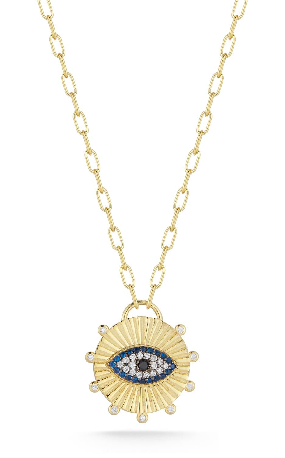 Sterling Silver Evil Eye Necklace sold by Lord & Taylor product image thumbnail 2